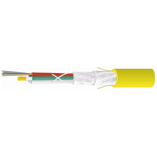 Kabel LWL Universal Dätwyler 4x12 E9/125 G.652.D OS2 gelb Eca - Länge 1m