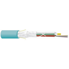 Kabel LWL Universal Dätwyler 4x12 G50/125 µm MM OM3 türkis Eca - Länge 1m
