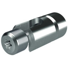 Leitungshalter Flury AV 20 Cu vernickelt für Draht, Leiter Ø 6-10mm