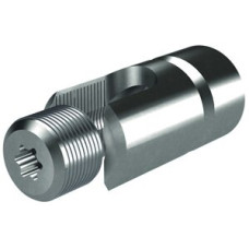 Leitungshalter Flury AV 20, Cu vernickelt für Draht, Leiter Ø 6-8mm