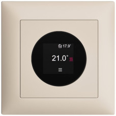 UP-Raumthermostat EDIZIOdue 230VAC 2A 4-30°C 88x88mm crema