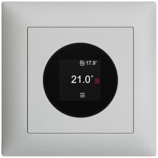 UP-Raumthermostat EDIZIOdue 230VAC 2A 4-30°C 88x88mm hellgrau