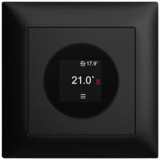 UP-Raumthermostat EDIZIOdue 230VAC 2A 4-30°C 88x88mm schwarz