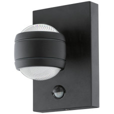 LED-Wandleuchte Eglo SESIMBA 1 SEN 7.4W 660lm 3000K IP44 130mm schwarz