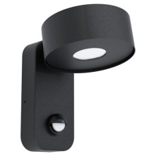 LED Wandleuchte Palosco IP44 mit Sensor schwarz
