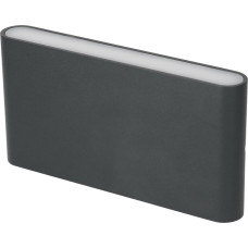 LED-Wandleuchte Wall-Flat 230V 8,5W 540lm 930 anthrazit IP54