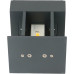 LED-Wandleuchte maxLUCE BIG-BOX 6W 500lm 3000K 90° IP54 anthrazit