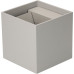 LED-Wandleuchte maxLUCE BIG-BOX 6W 500lm 3000K 90° IP54 grau