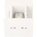 LED-Wandleuchte maxLUCE BIG-BOX 6W 500lm 3000K 90° IP54 weiss