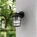 Wandleuchte Aloria 1xE27 schwarz 170x225x190mm IP44