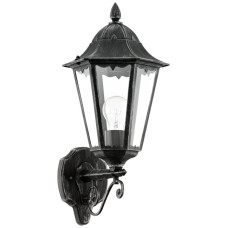 Wandleuchte Eglo NAVEDO E27 1x0-60W IP44 200mm schwarz