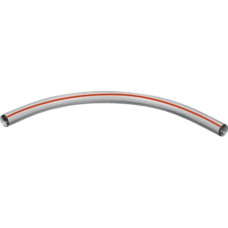 Bogen Symalit Chiaro 45° PE mit roten Streifen 100mm grau