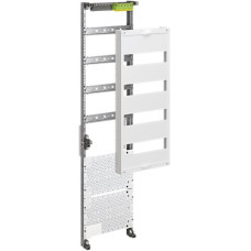 Mediafeld Hager für AP-Feldverteiler 7-reihig, 4 Reihen modular