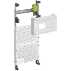Mediafeld Hager für UP-Feldverteiler 4-reihig, 1 Reihe modular