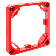 Aufsatzrahmen Morach-Technik CRALLO-LEU 1x1 10mm PE-HD GDP 850°C rot