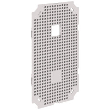 Montageplatte Morach-Technik CRALLO-LEU 2x1 PE-HD GDP 850°C grau