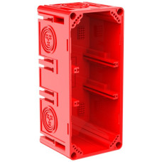 NUP-Einlasskasten CRALLO-LEU 178x78x73mm 2x1 Halogenfrei rot