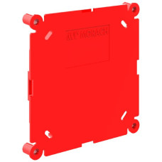 Schutzdeckel Morach-Technik CRALLO-LEU 74x74x9mm Kunststoff rot