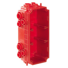 UP-Einlassdose MT CRALLO-LEU Gr. I-I 100 mm für Beton rot
