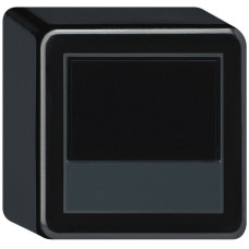 AP-Raumthermostat KNX origin mit Display 88x88x54mm schwarz