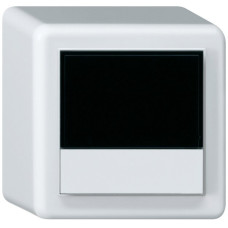 AP-Raumthermostat KNX origin mit Display 88x88x54mm weiss