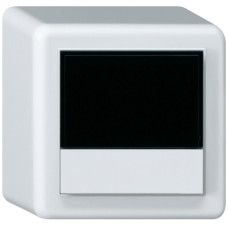 AP-Raumthermostat KNX origin mit Display mit Tasten 88x88x54mm weiss