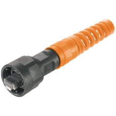 Crimpstecker RJ45 Weidmüller V1 Bayonett Kunststoff Knickschutz Cat.6A