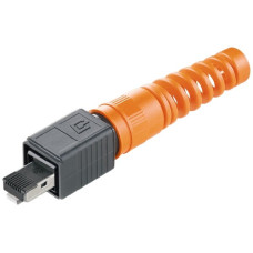 Crimpstecker RJ45 Weidmüller V4 PushPull Knickschutz Cat.6A