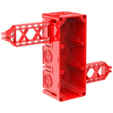 UP-Einlasskasten 198x302x73mm CRALLO-FLY 3x1 für Betonschalung