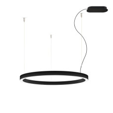 LED Pendelleuchte TeamItalia BELLAI HOME up+down ø58cm DALI / Push schwarz