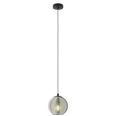 Pendelleuchte Ariscani Glas bedampft Ø 200mm 1 x E27