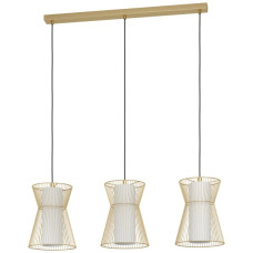 Pendelleuchte Eglo MASETA E27 3×0…40W 930mm weiss/gold