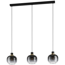 Pendelleuchte Eglo OILELLA E27 3×0…40W 950mm schwarz/grau