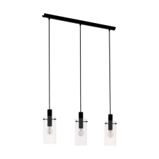 Pendelleuchte Montefino E27 3 x 60W schwarz