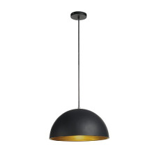 Pendelleuchte SLV FORCHINI M E27 40W rund IP20 schwarz/gold