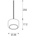 Pendelleuchte SLV PANTILO 28 E27 15W Ø280x172mm kupfer/Glas Pendelleuchte SLV PANTILO 28 E27 15W Ø280x172mm kupfer/Glas
