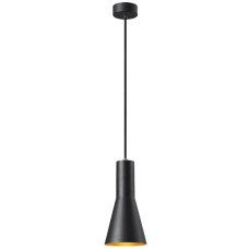 Pendelleuchte SLV PHELIA 130 E27 23W Ø130x255mm schwarz/gold Pendelleuchte SLV PHELIA 130 E27 23W Ø130x255mm schwarz/gold