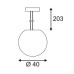 Pendelleuchte SLV ROTOBALL 40. E27 24W IP20 weiss Pendelleuchte SLV ROTOBALL 40. E27 24W IP20 weiss