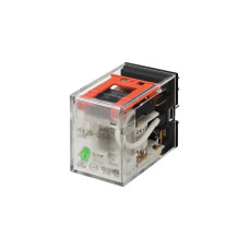 Relais OMRON Plug-in 8-Pin DPDT 10 A Mechanische Anzeige 48 VAC - 10 Stück