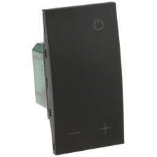 Thermostat Living Now MyHOME mit Display 2 Module schwarz
