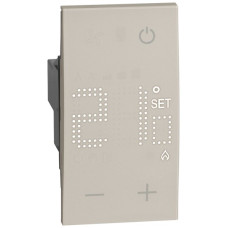 Thermostat Living Now mit Display 230V 2 Module sand