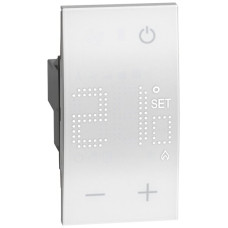 Thermostat Living Now mit Display 230V 2 Module weiss