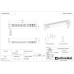 Tischsteckdosenleiste Desk-Line 4xT13/1xUSB-A/1xUSB-C/2xRJ45 3m T12 F=10A