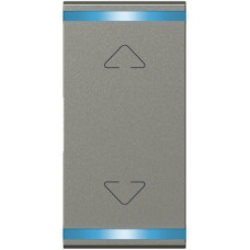 UP-Leuchtwippe Legrand magnesium AUF/AB 1 Modul