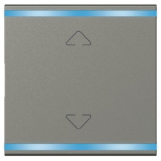 UP-Leuchtwippe Legrand magnesium AUF/AB 2 Modul