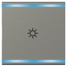 UP-Leuchtwippe Legrand magnesium LICHT 2 Modul