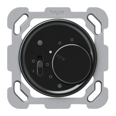 UP-Raumthermostat origin mit Schalter 230VAC 5-30°C 10A schwarz