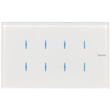 UP-Tastsensoren Bticino 8-fach Glas weiss, MyHOME Axolute