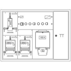 UP-Zählerkasten HAG 2 Zähler 1 NKE 1 Hausanschlusskasten 1 TT 1180x880mm