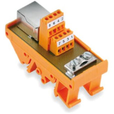 Übergabemodul mit Klemme Weidmüller RS RJ45 8L 3.5mm Schraub